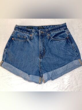 Wild Fable Blue Rolled Hem Denim Shorts - size 4 (27” waist) - EUC